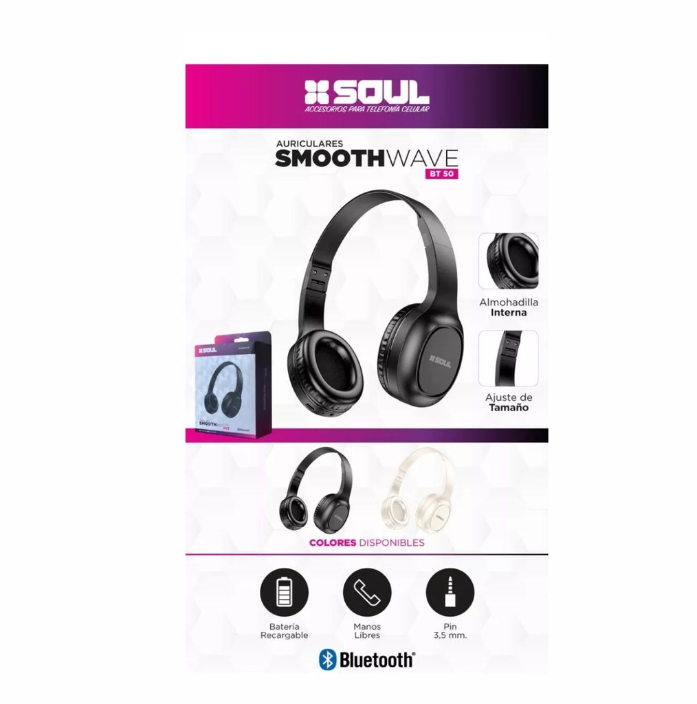 AURICULAR SOUL AUR-BT50BL BLANCO