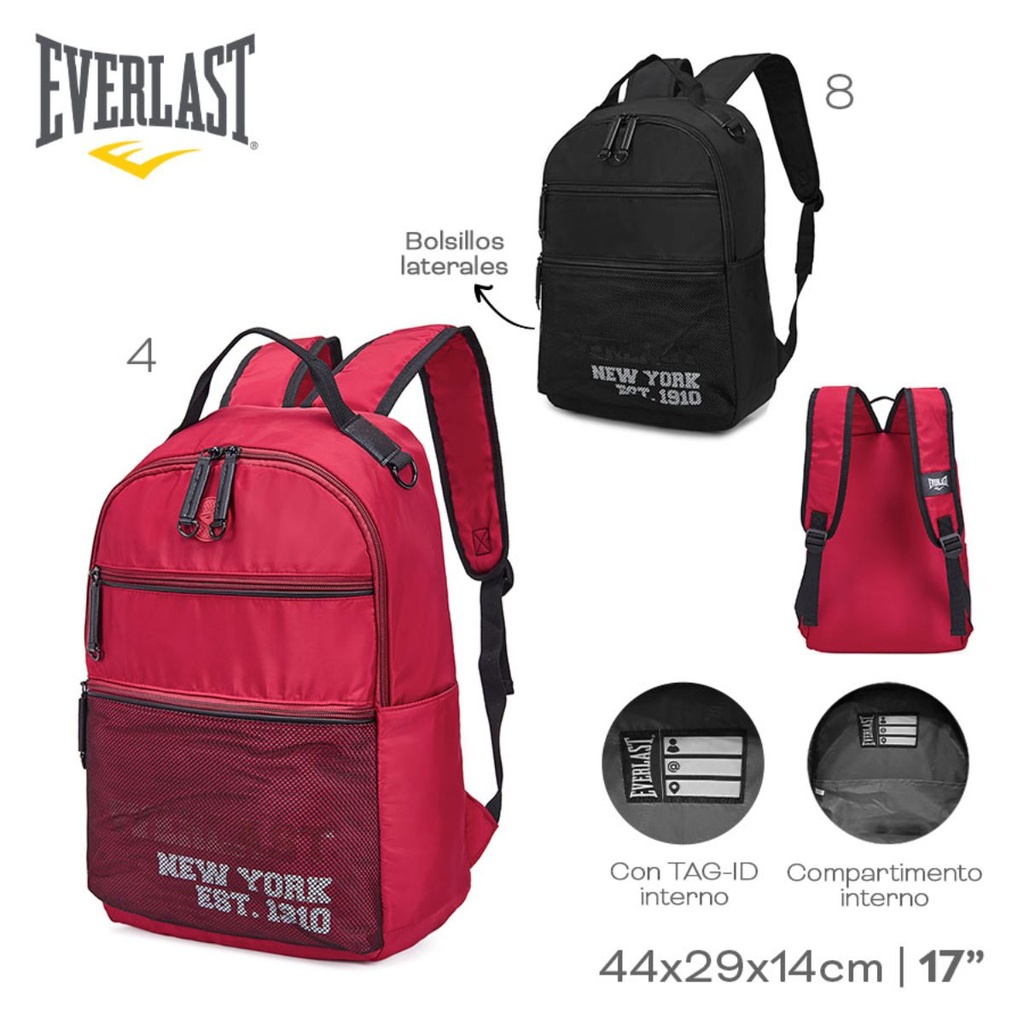 MOCHILA EVERLAST 22266 VINO