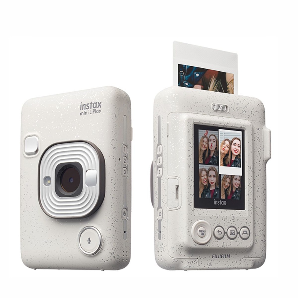 CAMARA FUJI INSTAX MINI LIPLAY BLANCO