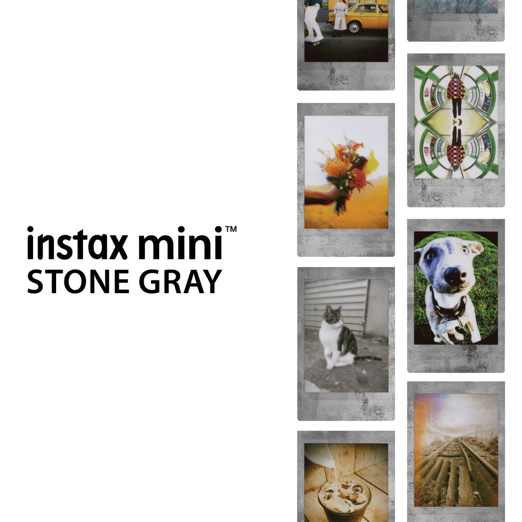 FILM FUJI INSTAX MINI STONE GRAY 10 PK