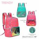 MOCHILA TRENDY 17624 FUCSIA