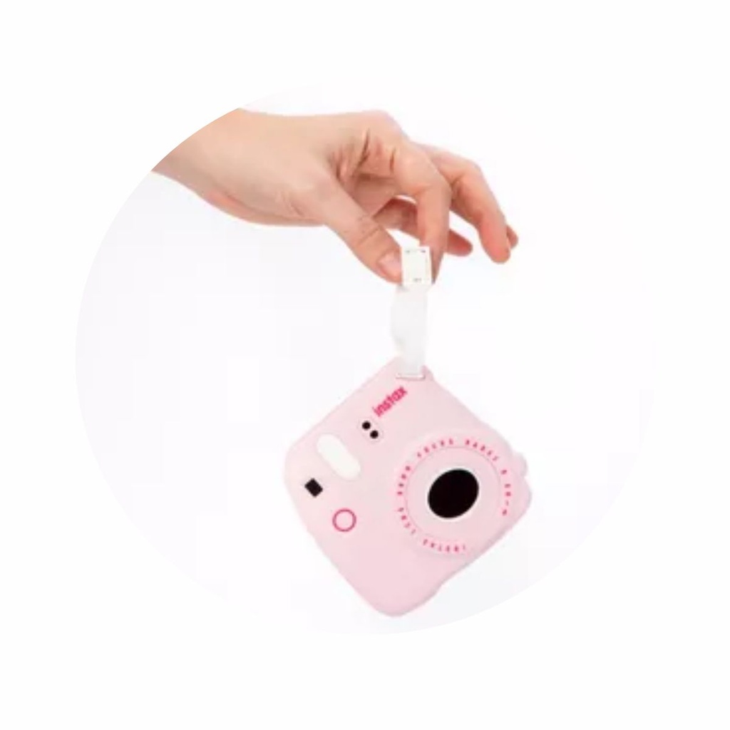 IDENTIFICADOR PARA EQUIPAJE FUJI INSTAX SILICONA ROSA