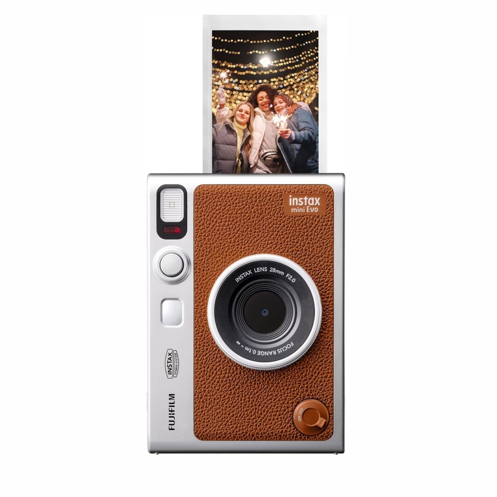 CAMARA FUJI INSTAX MINI EVO MARRON