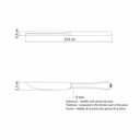 CUCHILLO P/ASADO TRAMONTINA 63924/980 VICENZA 12PZS