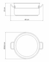 OLLA TRAMONTINA 62644/365 PROFESIONAL 36CM 22.3L C/TAPA