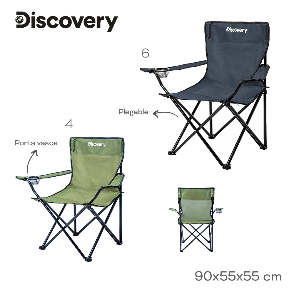 SILLA CAMPING DISCOVERY 17894 VERDE