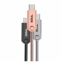 CABLE DE DATOS SOUL IRON FLEX TYPE-C DORADO