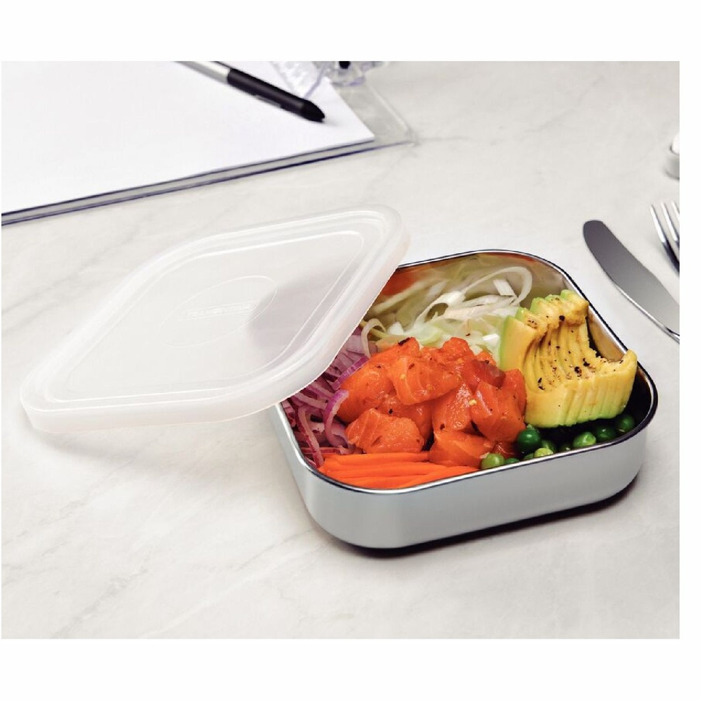 CONTENEDOR TRAMONTINA 61223/660 CUADRADO 16CM