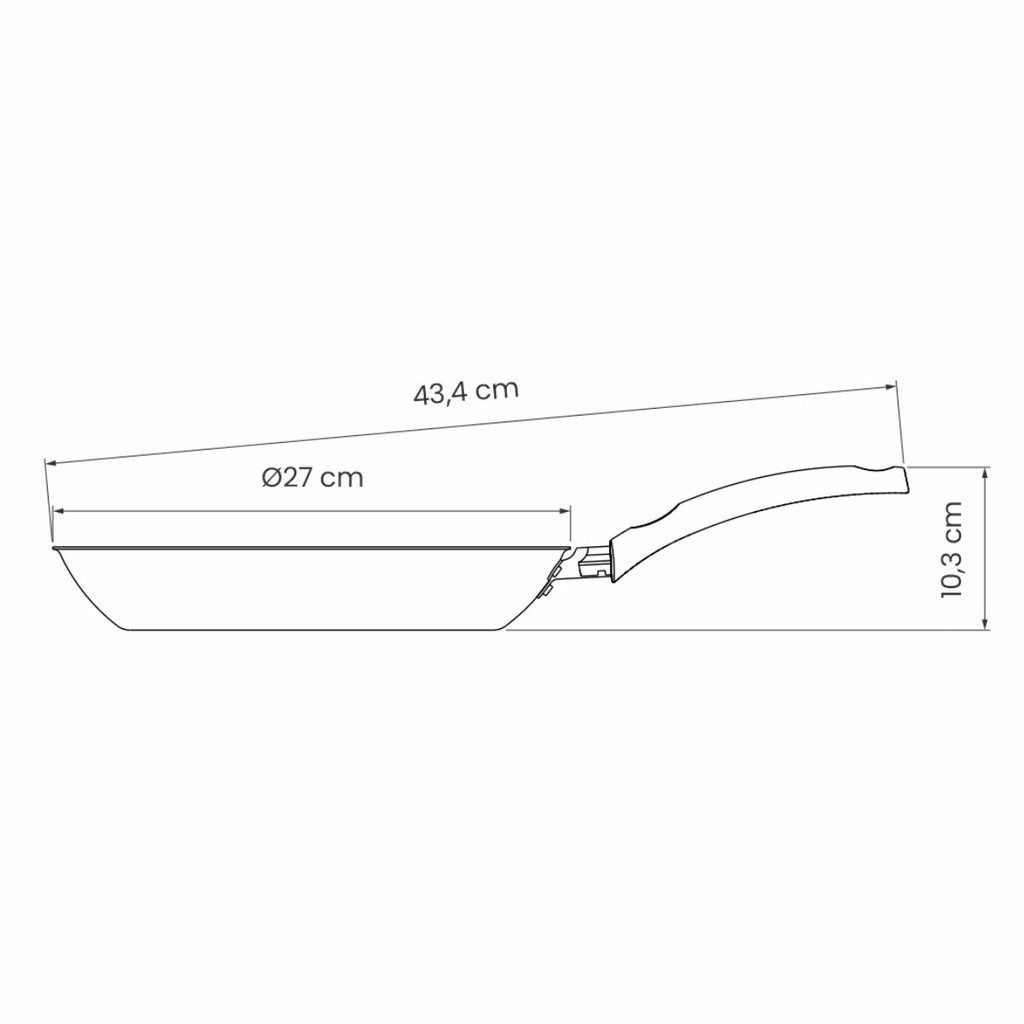 SARTEN TRAMONTINA 20260/626 TURIM 26CM