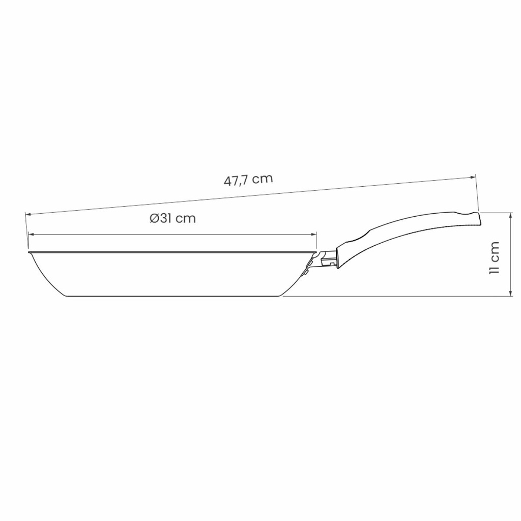SARTEN TRAMONTINA 20260/630 TURIM 30CM