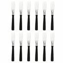 TENEDOR DE MESA TRAMONTINA 23162/900 NEW KOLOR NEGRO 12PZS