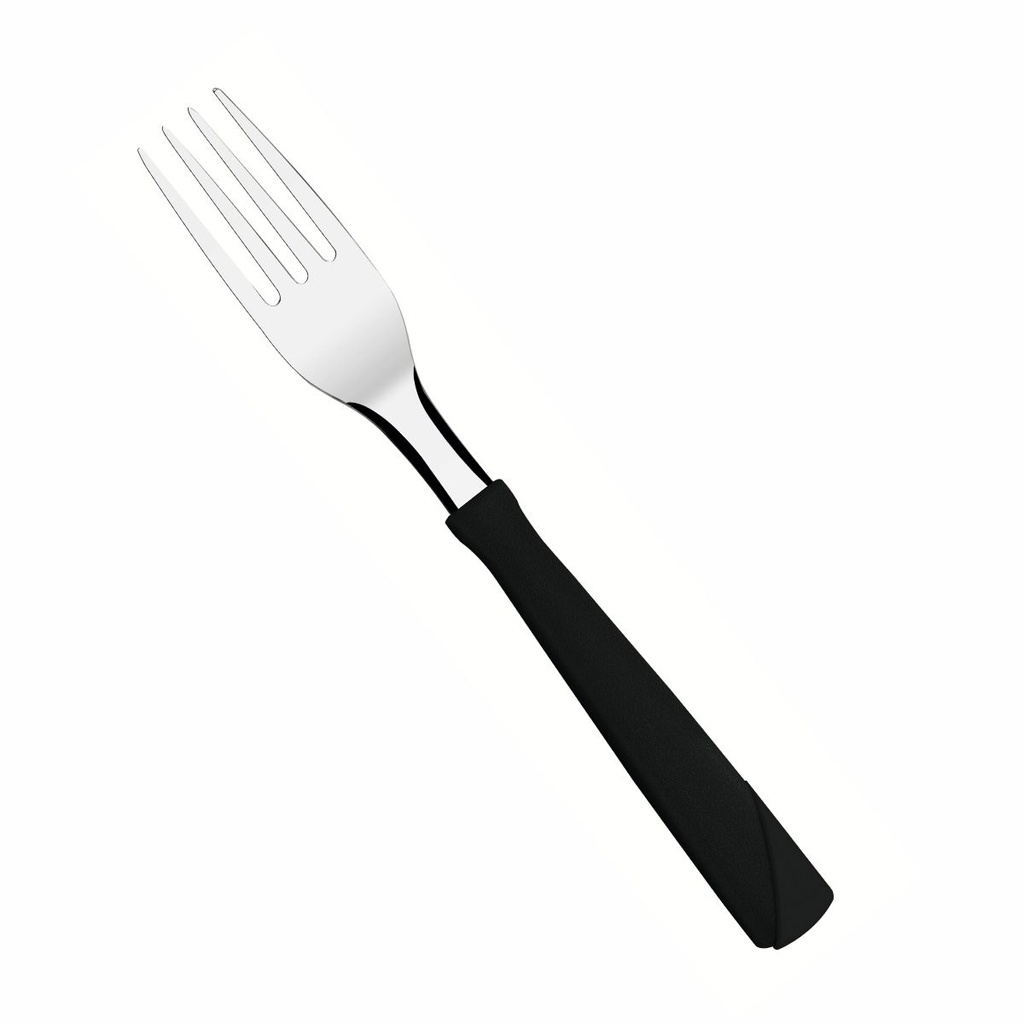TENEDOR DE MESA TRAMONTINA 23162/900 NEW KOLOR NEGRO 12PZS