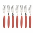 TENEDOR DE MESA TRAMONTINA 23362/644 IPANEMA SALMON 6PZS