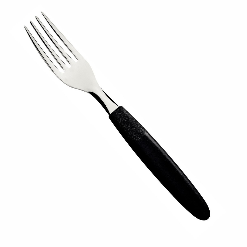 TENEDOR DE MESA TRAMONTINA 23362/900 IPANEMA NEGRO 12PZS
