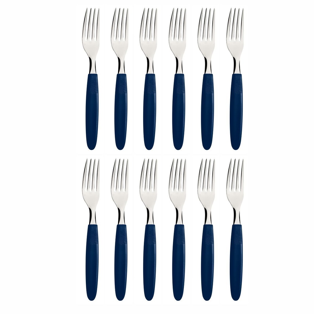 TENEDOR DE MESA TRAMONTINA 23362/910 IPANEMA AZUL 12PZS