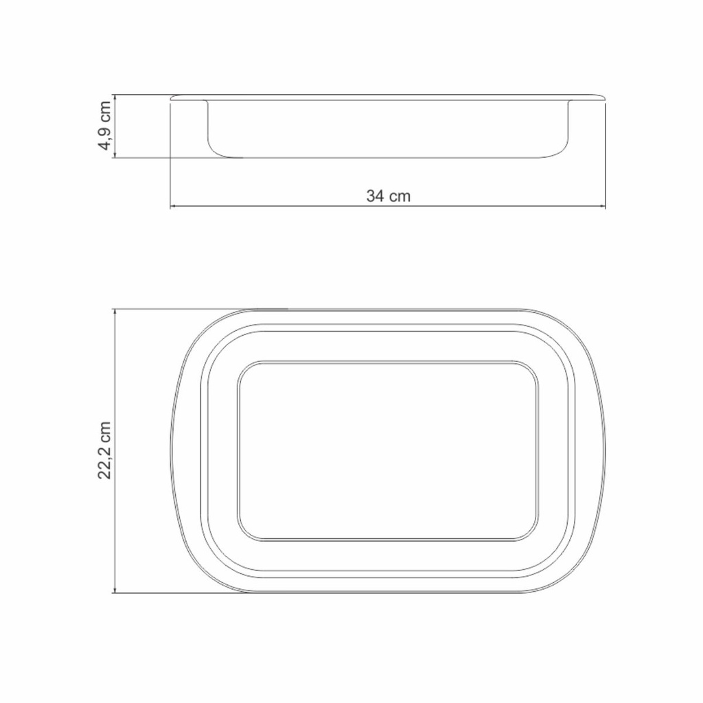 ASADERA TRAMONTINA 61310/341 ACERO 34CM