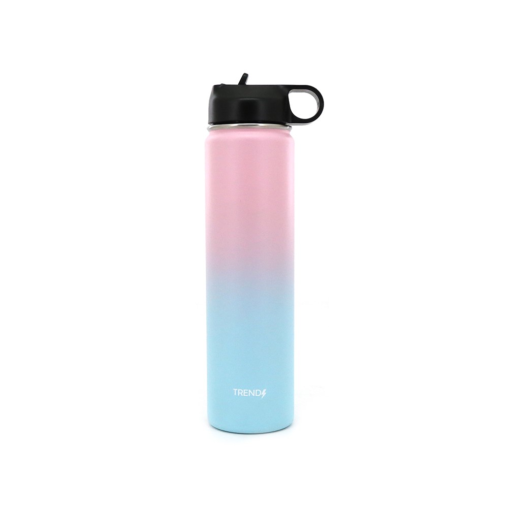 BOTELLA TERMICA TRENDY 12514D 500ML ROSA Y CELESTE