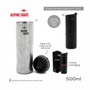 VASO ALPINE SKATE 15943 500ML PLATEADO