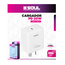 CARGADOR USB SOUL CVQ-PD20WL QC 20w TC-L
