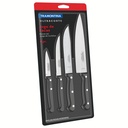 JUEGO CUCHILLOS TRAMONTINA 23899/061 ULTRACORTE 4PZS