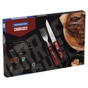 JUEGO CUBIERTOS TRAMONTINA 21198/776 POLYWOOD 12PZS