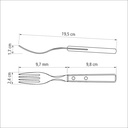 JUEGO TENEDORES DE MESA TRAMONTINA 21198/716 POLYWOOD 6PZS