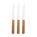 JUEGO CUCHILLOS P/ASADO TRAMONTINA 22300/305 DYNAMIC 3PZS