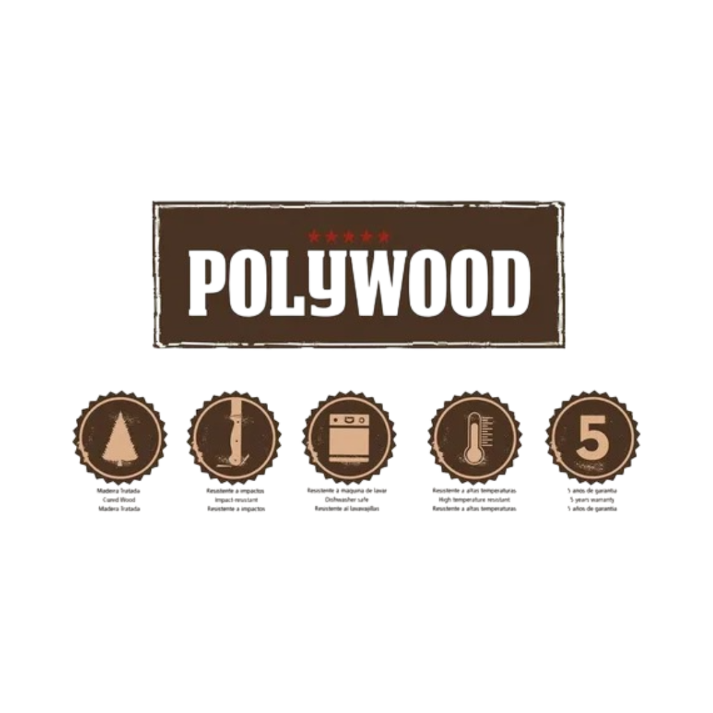 CUCHARA PARA POSTRE TRAMONTINA 21106/470 POLYWOOD