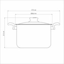 OLLA TRAMONTINA 28535/624 PARIS 24CM
