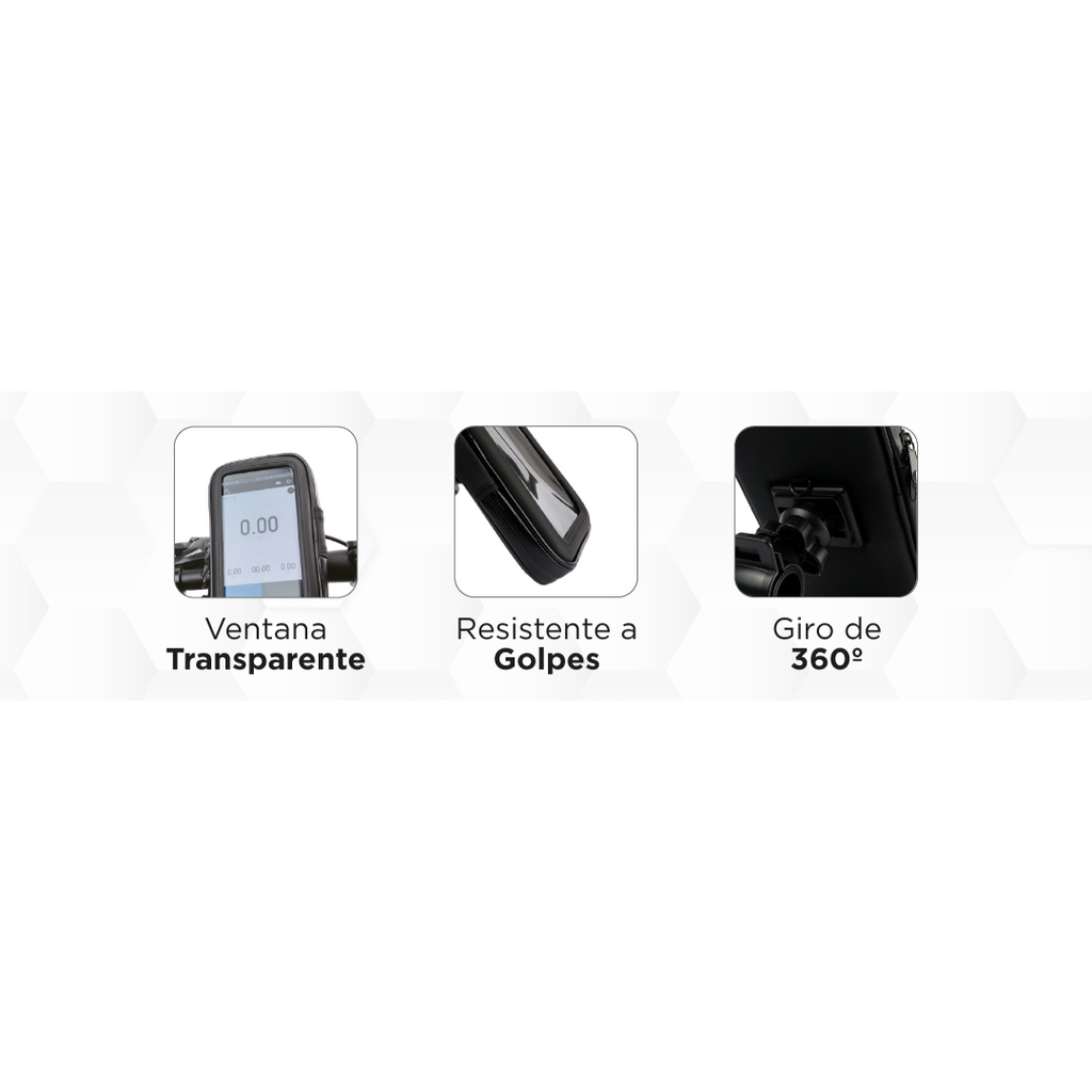 SOPORTE SOUL SOP-Q900 P/BICIMOTO IMPERMEABLE