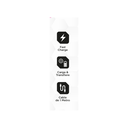 CABLE DE DATOS SOUL MAGNETICO USB-M27TLBL TC-L 27w BLANCO