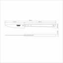 JUEGO P/ASADO TRAMONTINA 26499/037 CHURRASCO 2 PZAS