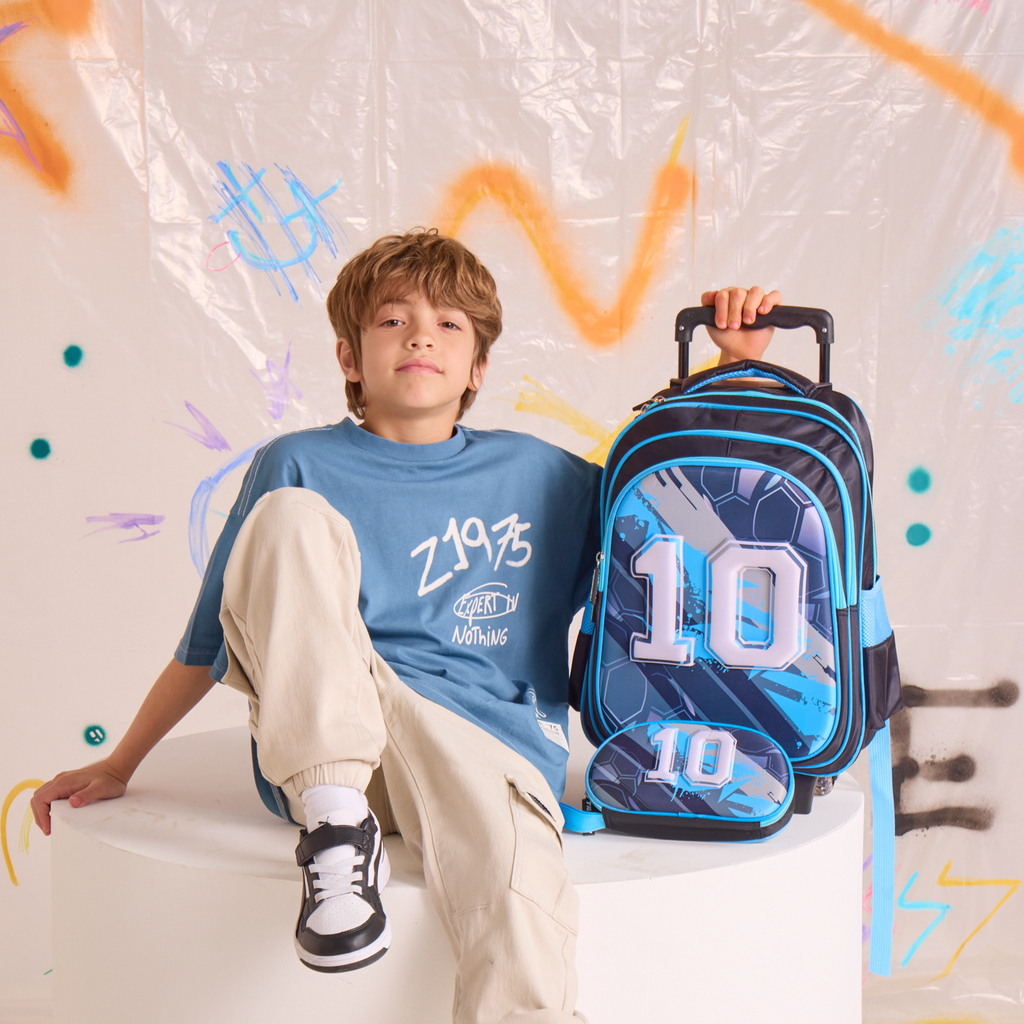 MOCHILA CARRO TRENDY 30128 16" NEGRO