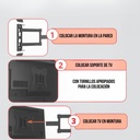 SOPORTE DE TV NIVIKO NVK68-443 C/BRAZO 26-52"