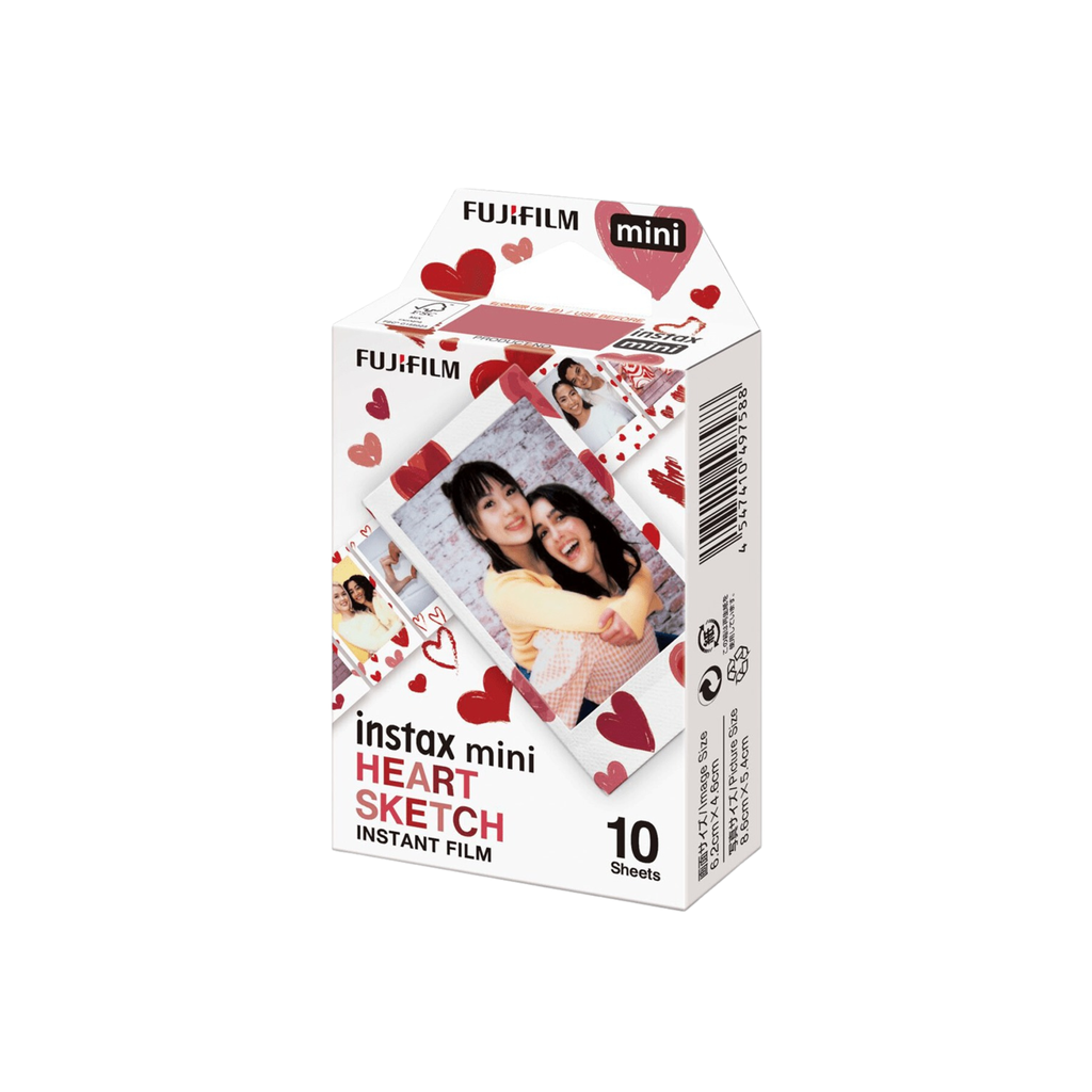 FILM FUJI INSTAX MINI HEART SKETCH 10 PK
