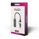 ADAPTADOR SOUL ADAP-S01 USB-ETHERNET 100Mbps