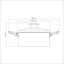 CACEROLA TRAMONTINA 20382/020 LORETO 20CM