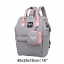 MOCHILA BOCA DE PEZ EVERLAST 22332 GRIS/ROSA
