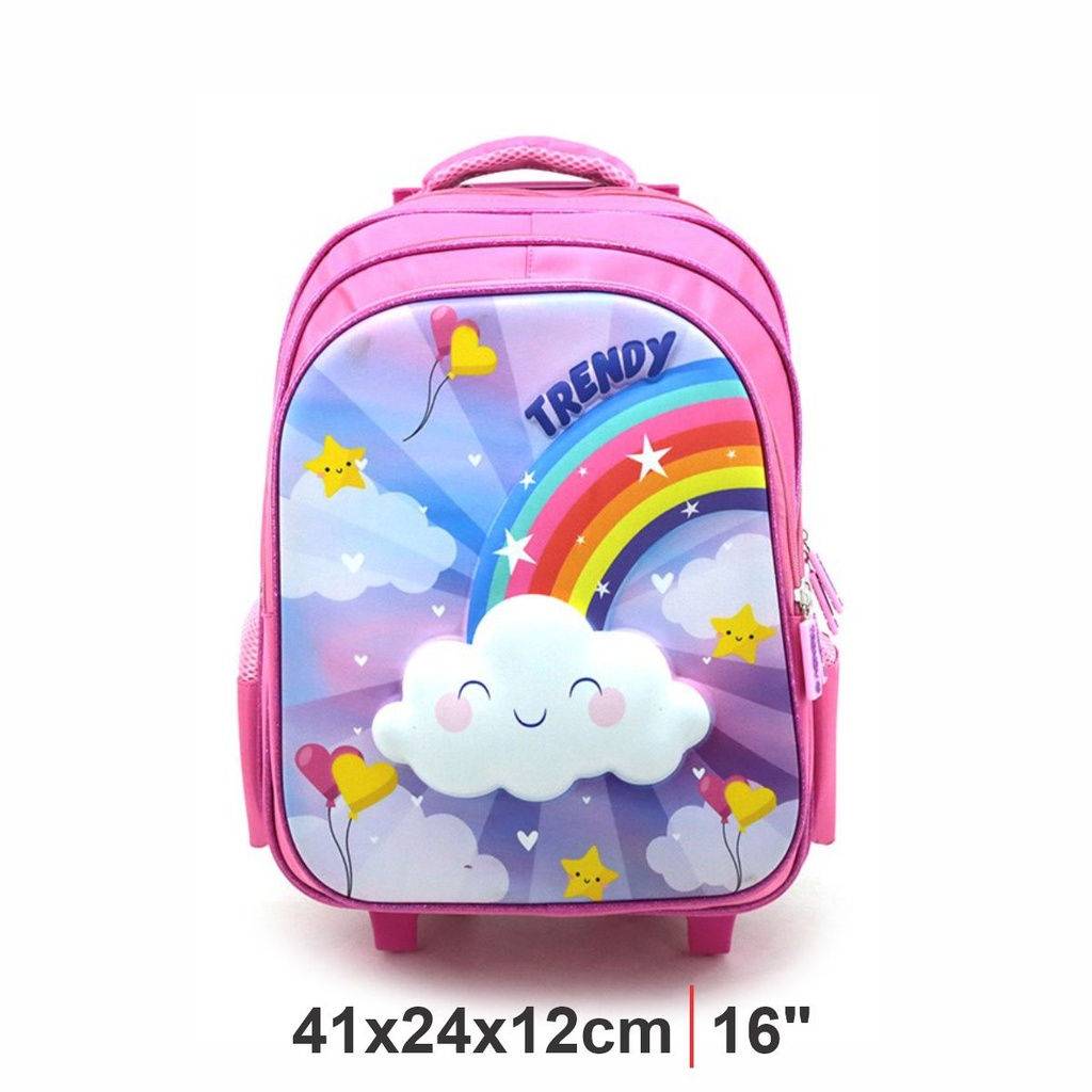 MOCHILA CARRO TRENDY 17359 ARCOIRIS