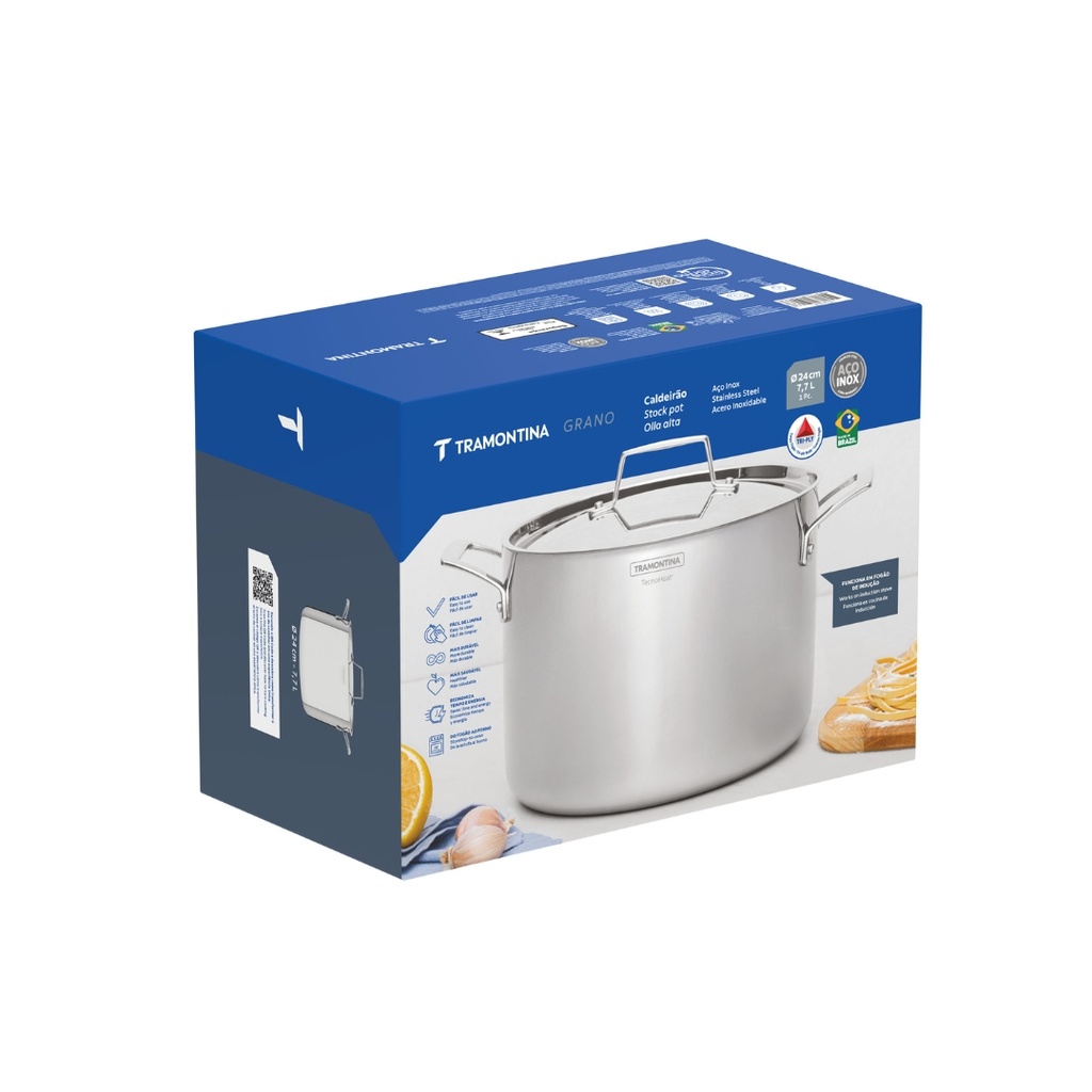 OLLA TRAMONTINA 62145/240 GRANO 24CM ALTA