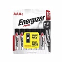 PILA ENERGIZER AAA ALCALINA E92-BP6