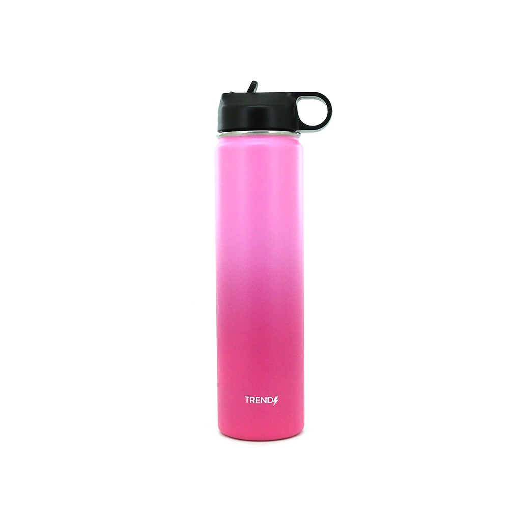 BOTELLA TERMICA TRENDY 12514D 500ML ROSA Y FUCSIA CON PICO