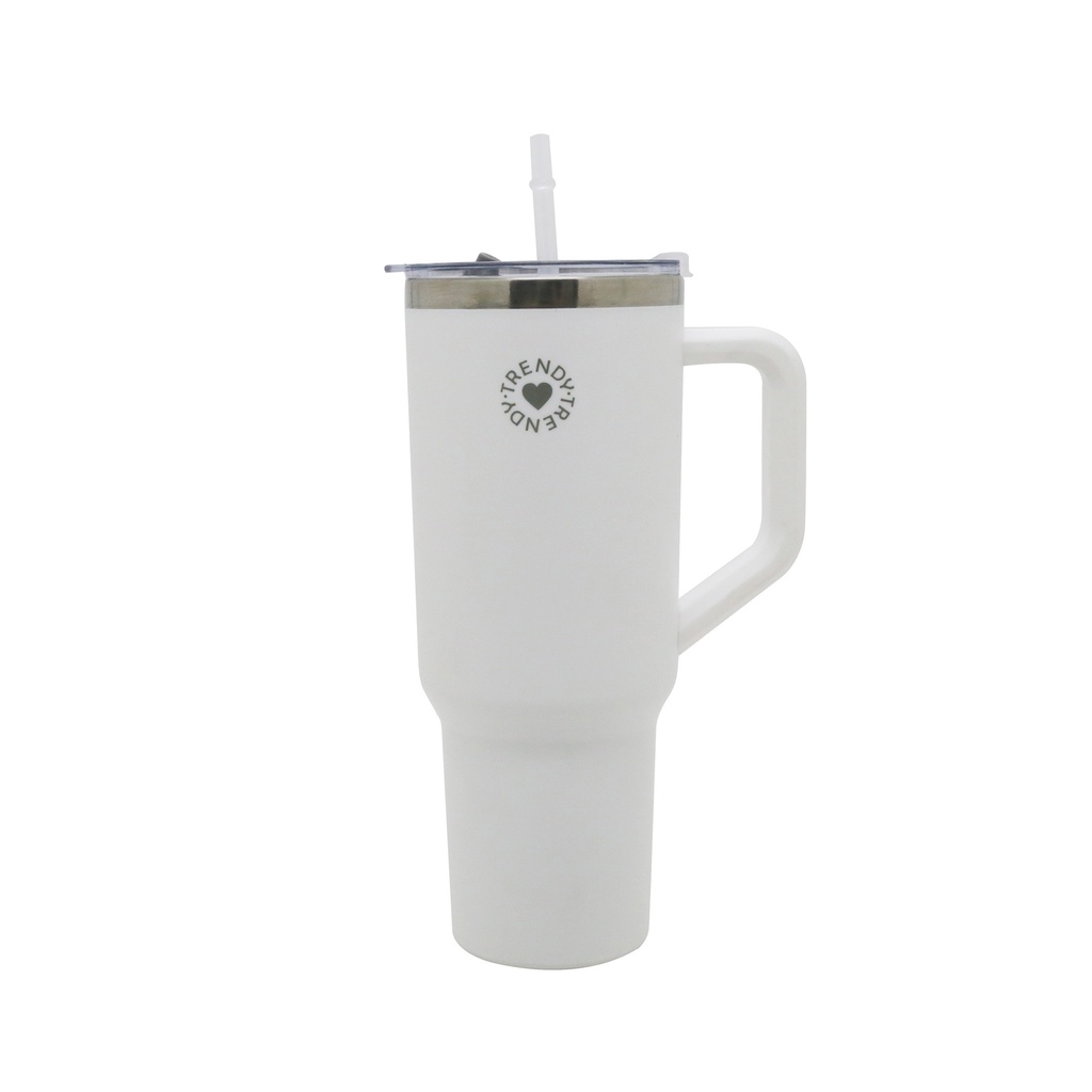 VASO TRENDY 18482 1200ML BLANCO CON SORBETE
