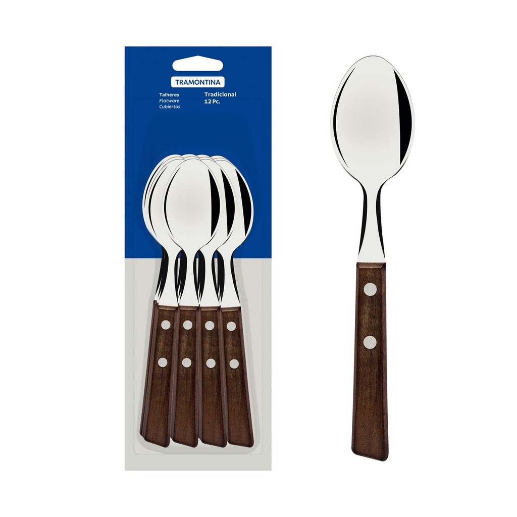CUCHARAS DE MESA TRAMONTINA 22203/900 TRADICIONAL 12PZS