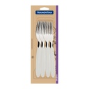 TENEDORES DE MESA TRAMONTINA 23362/980 IPANEMA 12PZS BLANCO