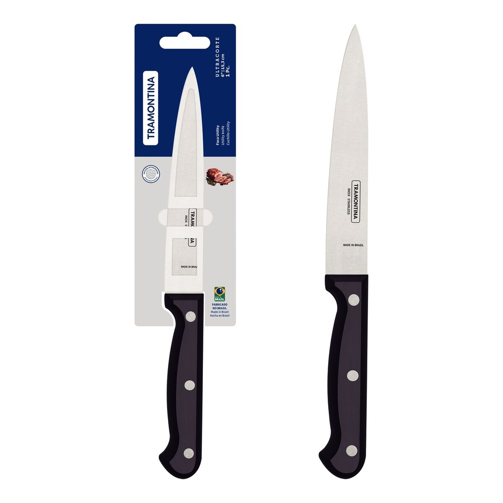 CUCHILLO UTILITY TRAMONTINA 23860/106 ULTRACORTE 6"