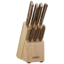 JUEGO DE CUCHILLOS TRAMONTINA 22299/026 TRADICIONAL 8PZS CON TACO MADERA NATURAL