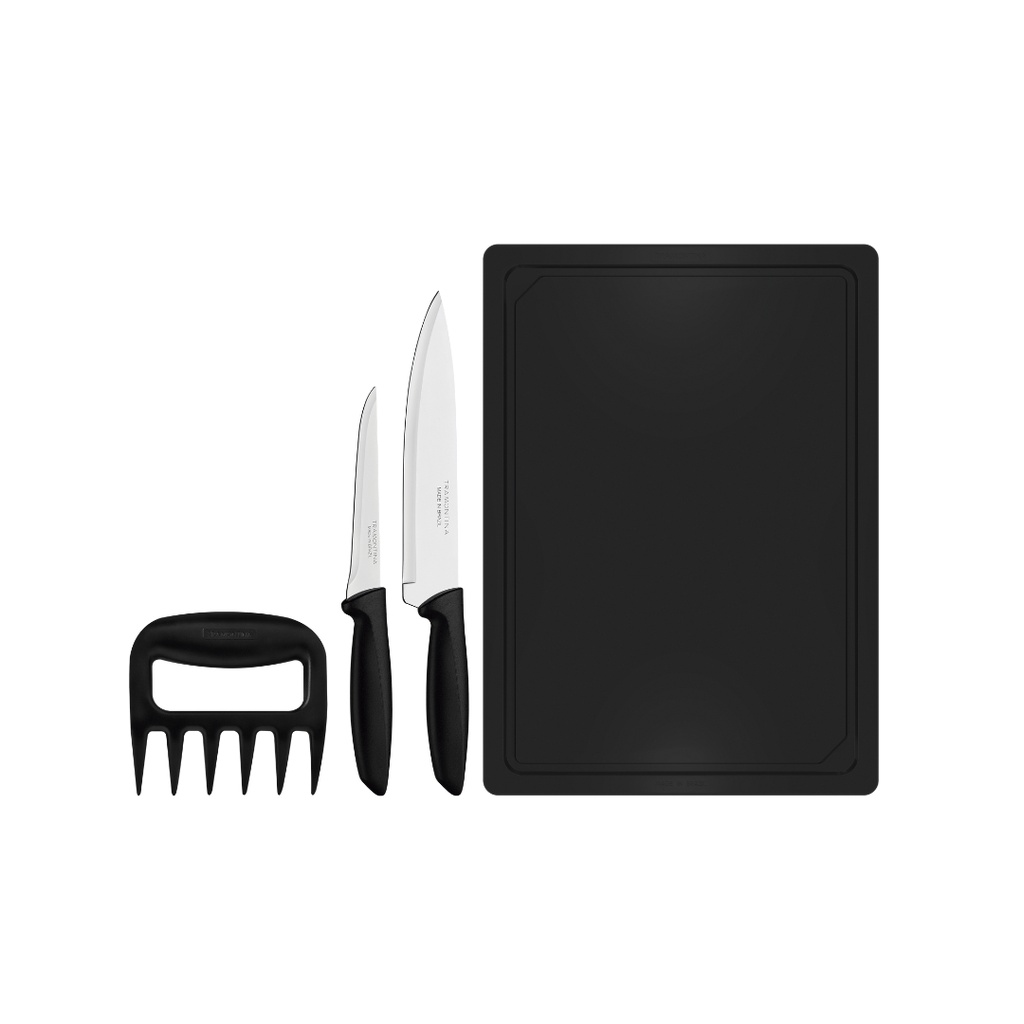 JUEGO DE CUCHILLOS TRAMONTINA 23498/076 PLENUS 4 PZS