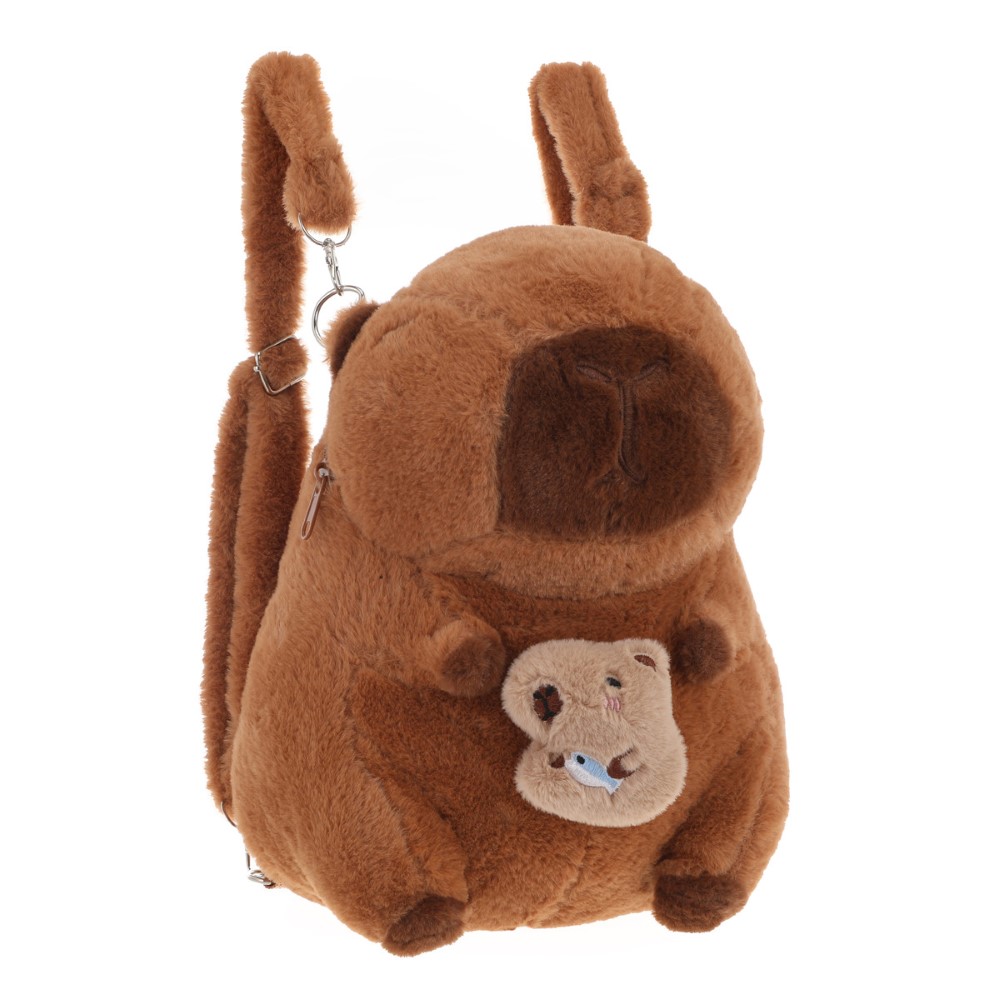 MOCHILA INFANTIL 53709 13" CAPIBARA CON BEBE