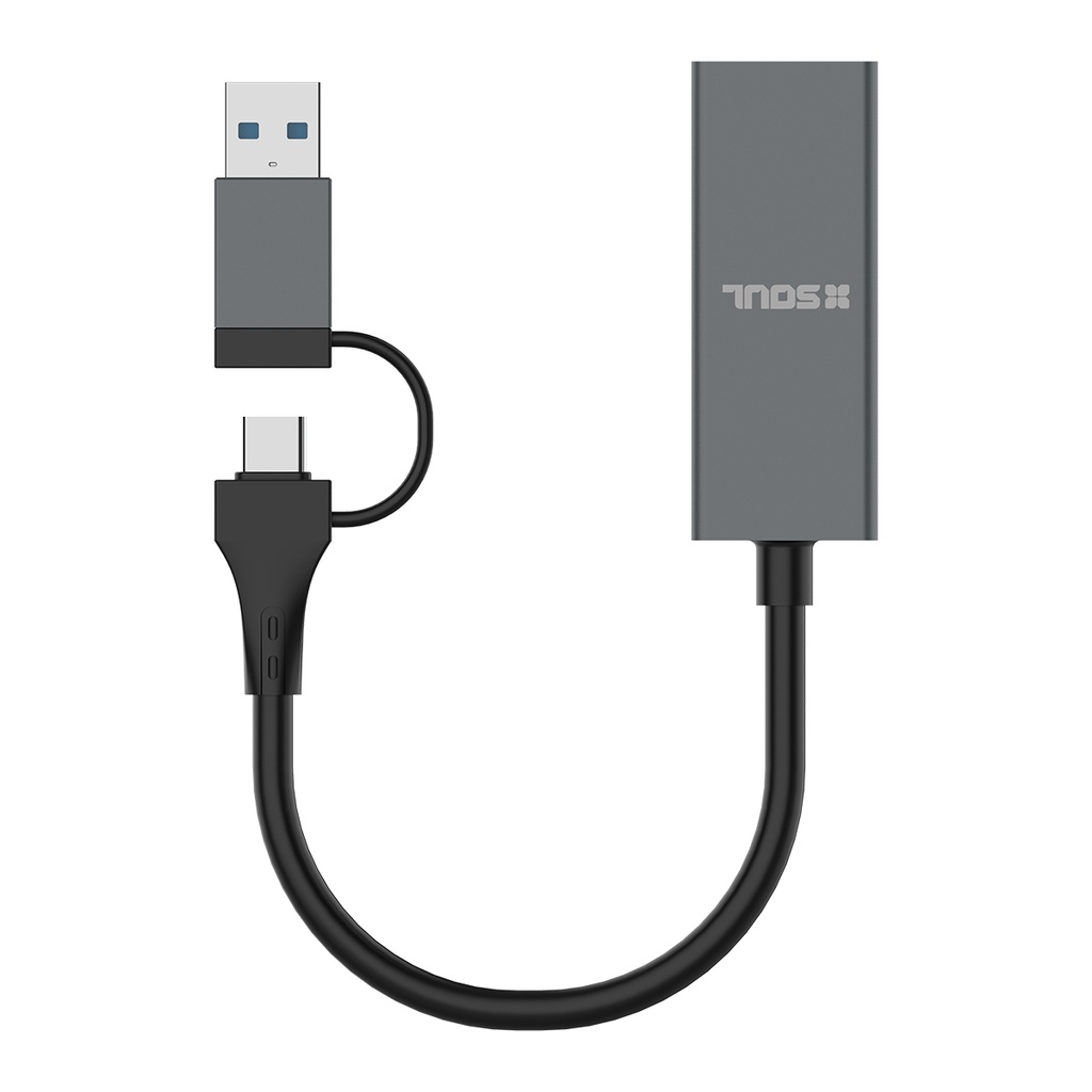 ADAPTADOR SOUL ADAP-S01 USB-ETHERNET 100Mbps
